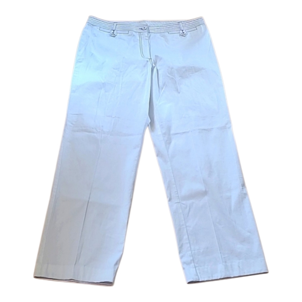 Cotton SPANNER White Trousers with Relaxed Fit